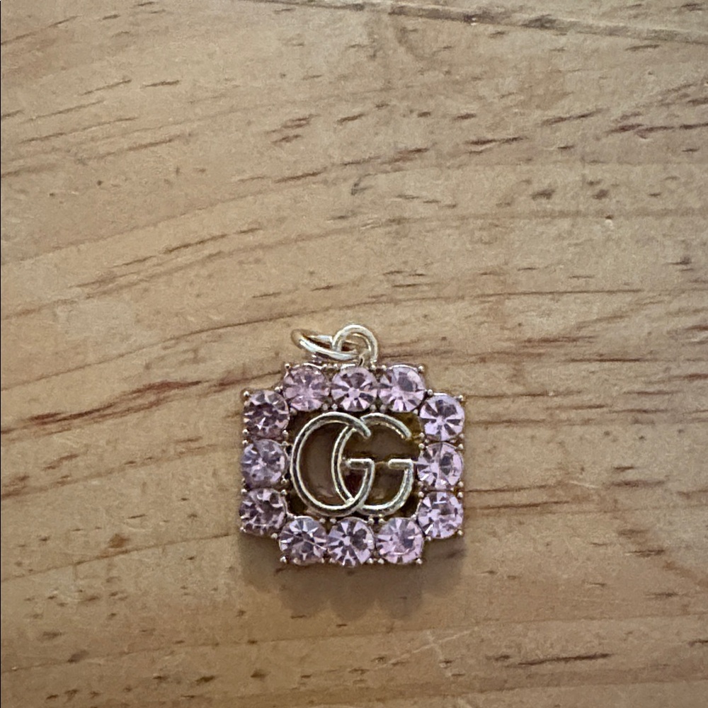 Gucci Pink and Gold Pendant